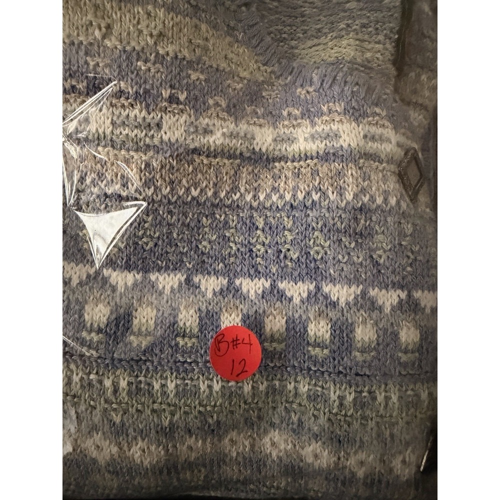 Vintage Alps Fine Womens Apparel Cardigan Sweater Made in USA Multicolor SZ-M - Picture 16 of 16